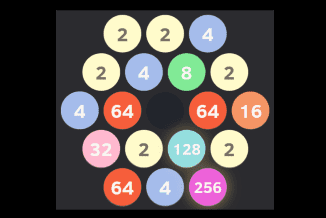 Play 2048 Hexagon Online